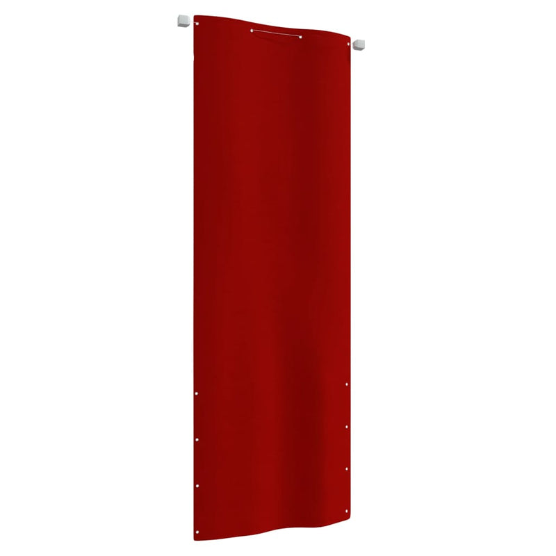 vidaXL piros oxford-szövet erkélyparaván 80 x 240 cm