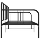 vidaXL fekete fém kanapéágy-keret 90 x 200 cm
