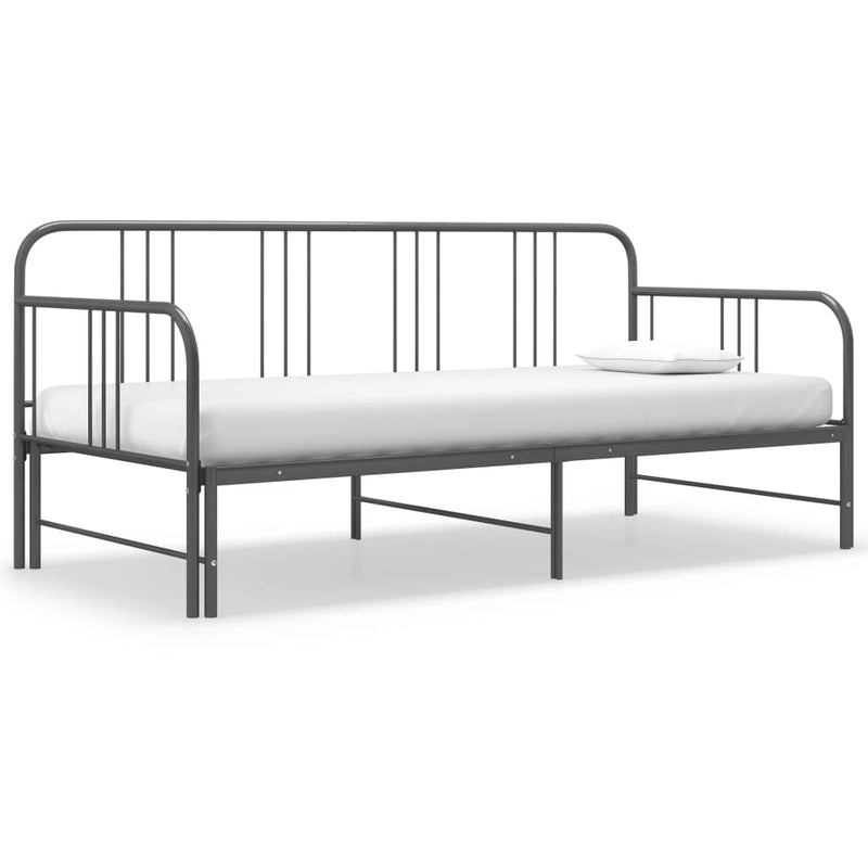vidaXL szrüke fém kihúzható kanapéágy-keret 90 x 200 cm