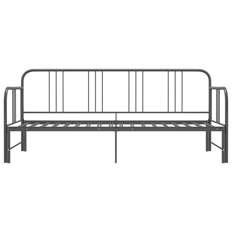 vidaXL szrüke fém kihúzható kanapéágy-keret 90 x 200 cm
