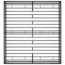 vidaXL fekete fém ágykeret 160 x 200 cm