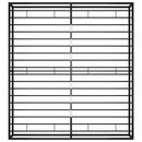 vidaXL fekete fém ágykeret 200 x 200 cm