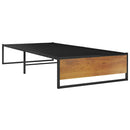 vidaXL fekete fém ágykeret 100 x 200 cm