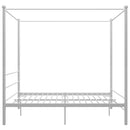 vidaXL fehér fém baldachinos ágykeret 180 x 200 cm