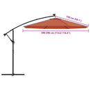 vidaXL terrakotta konzolos napernyő csereponyva 300 cm