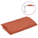 vidaXL terrakotta konzolos napernyőponyva 350 cm