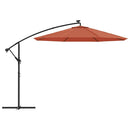 vidaXL terrakotta konzolos napernyőponyva 350 cm