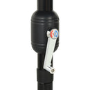 vidaXL 3 szintes fekete napernyő alumíniumrúddal 3,5 m