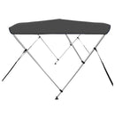 vidaXL antracitszürke háromágú bimini tető 183 x 160 x 137 cm