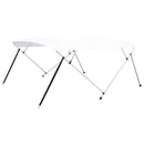 vidaXL fehér négyágú bimini tető 243 x (230-244) x 137 cm
