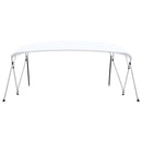vidaXL fehér négyágú bimini tető 243 x (230-244) x 137 cm
