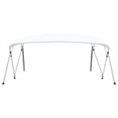 vidaXL fehér négyágú bimini tető 243 x (230-244) x 137 cm