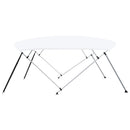 vidaXL fehér négyágú bimini tető 243 x (230-244) x 137 cm