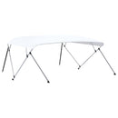 vidaXL fehér négyágú bimini tető 243 x (230-244) x 137 cm