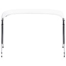 vidaXL fehér négyágú bimini tető 243 x (230-244) x 137 cm