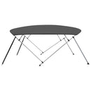 vidaXL antracitszürke négyágú bimini tető 243 x (230-244) x 137 cm