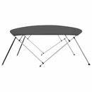 vidaXL antracitszürke négyágú bimini tető 243 x (230-244) x 137 cm