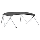 vidaXL antracitszürke négyágú bimini tető 243 x (230-244) x 137 cm