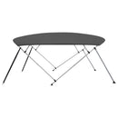 vidaXL antracitszürke négyágú bimini tető 243 x (230-244) x 137 cm