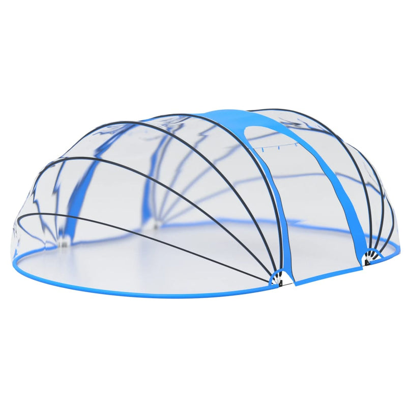 vidaXL ovális medencekupola 530 x 410 x 210 cm