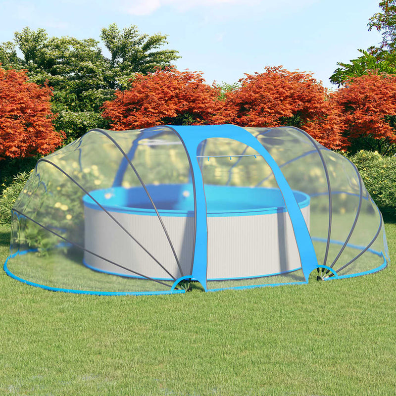 vidaXL ovális medencekupola 530 x 410 x 210 cm