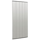vidaXL fekete szúnyogháló ajtóra 5 részes hálós függönnyel 120x240 cm