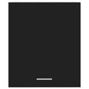 vidaXL 2 db fekete szerelt fa függő szekrény 50 x 31 x 60 cm