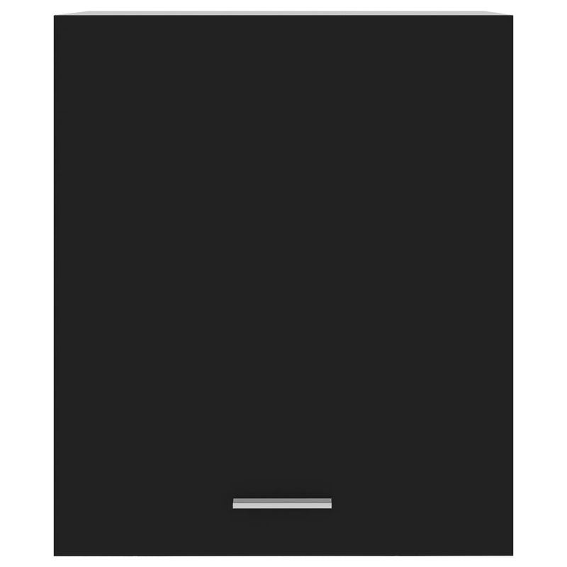 vidaXL 2 db fekete szerelt fa függő szekrény 50 x 31 x 60 cm