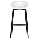 vidaXL 5 részes fehér bárszett