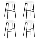 vidaXL 5 részes fehér bárszett