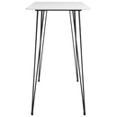 vidaXL 7 részes fehér és szürke bárszett