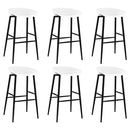 vidaXL 7 részes fehér bárszett