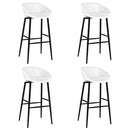 vidaXL 5 részes fekete és fehér bárszett