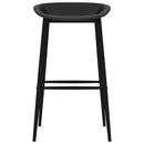 vidaXL 5 részes fekete bárszett