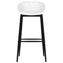 vidaXL 7 részes fekete és fehér bárszett