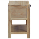 vidaXL 2 db tömör akácfa fiókos éjjeliszekrény 40 x 30 x 48 cm