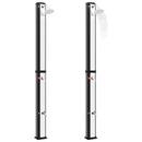 vidaXL kültéri szolárzuhany zuhanyfejjel és csappal 35 L