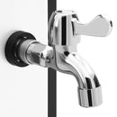 vidaXL kültéri szolárzuhany zuhanyfejjel és csappal 35 L