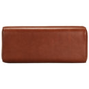 vidaXL barna valódi bőr és tömör mangófa tornapad 58 cm