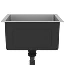 vidaXL kézzel készült rozsdamentes acél mosogató szűrővel