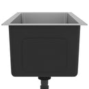 vidaXL kézzel készült rozsdamentes acél mosogató