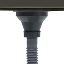 vidaXL fekete kézzel készült rozsdamentes acél mosogató