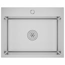 vidaXL kézzel készült rozsdamentes acél mosogató