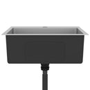 vidaXL kézzel készült rozsdamentes acél mosogató