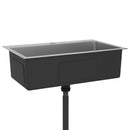 vidaXL kézzel készült rozsdamentes acél mosogató