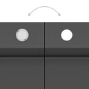 vidaXL fekete kézzel készült rozsdamentes acél mosogató