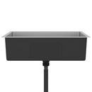 vidaXL kézzel készült rozsdamentes acél mosogató