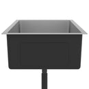 vidaXL kézzel készült rozsdamentes acél mosogató