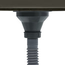 vidaXL fekete kézzel készült rozsdamentes acél mosogató