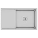 vidaXL kézzel készült rozsdamentes acél mosogató